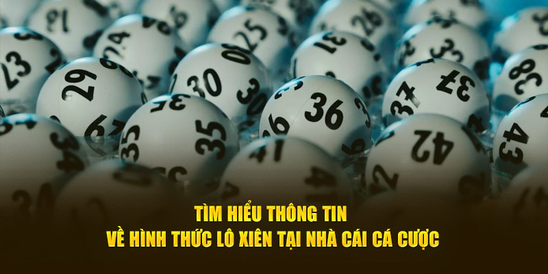 Tìm hiểu thông tin về hình thức lô xiên tại nhà cái cá cược